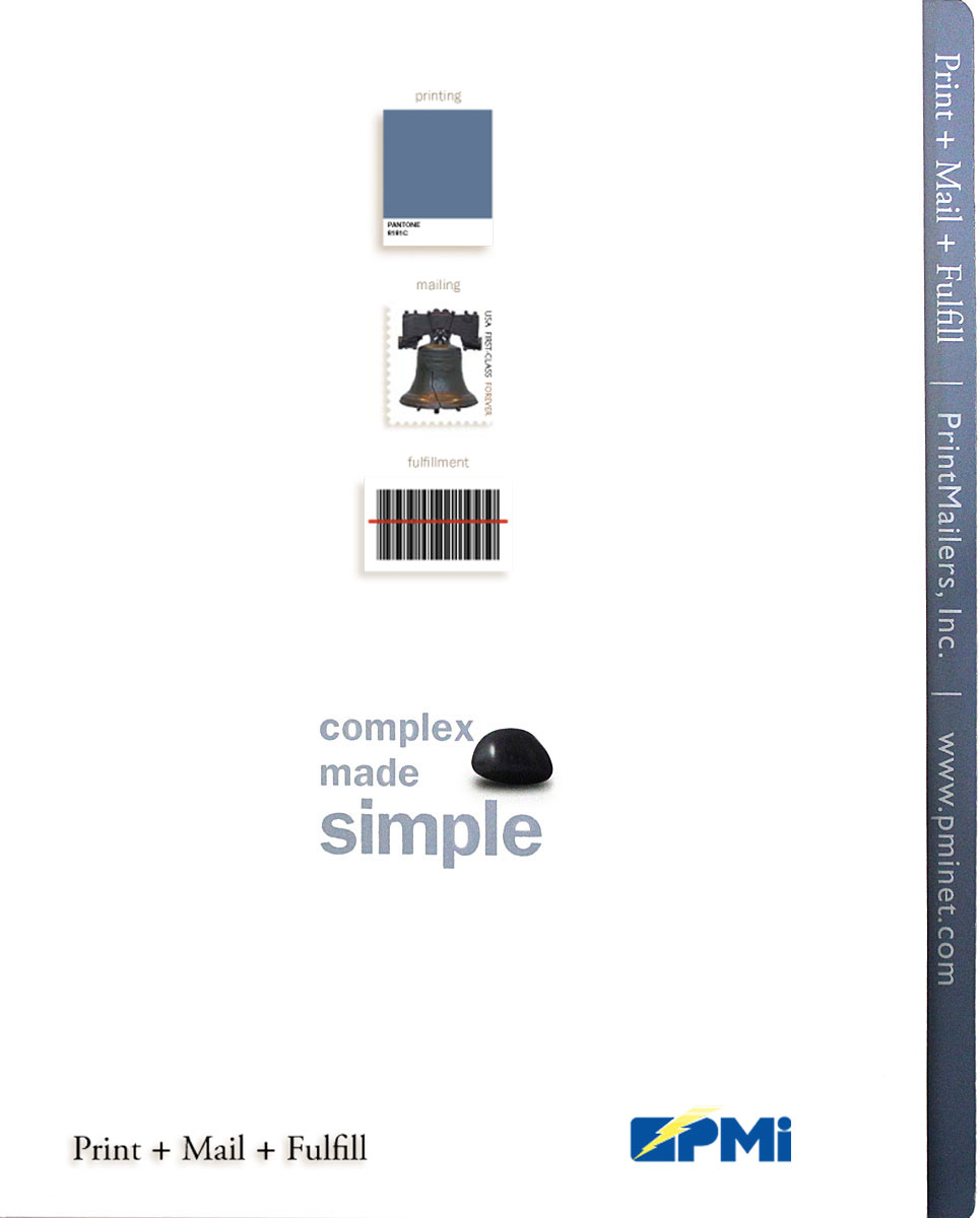 PMI corporate capabilities brochure folder front cover